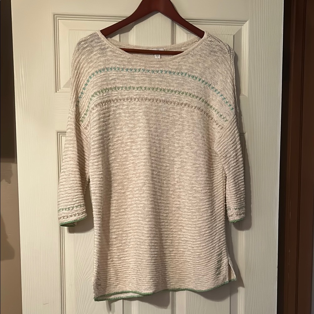 J. Jill Women's Embroidered Sweater Size M